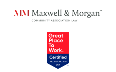 Maxwell & Morgan Earns 2023 Great Place To Work Certification™